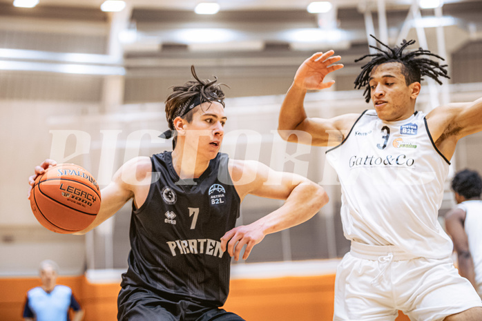 Basketball, Basketball Zweite Liga 2022/23, Grunddurchgang 16.Runde, Basket Flames, Wörthersee Piraten, Nick Cevizovic (7)