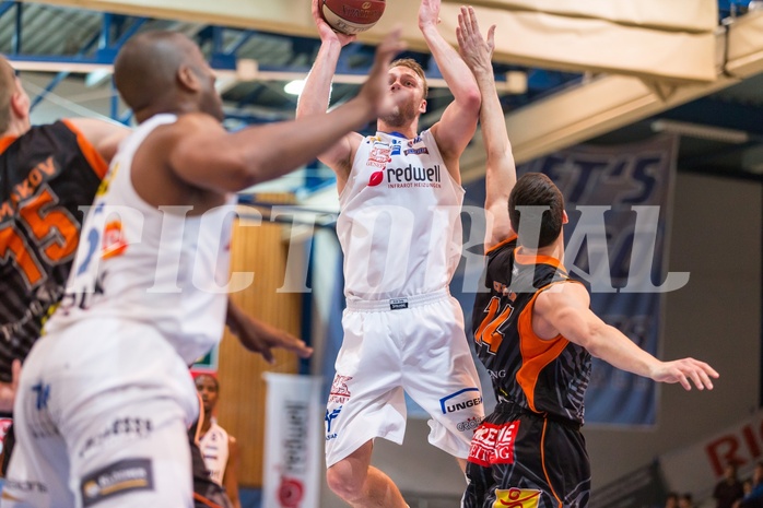 Basketball ABL 2015/16 Grunddurchgang 35.Runde Oberwart Gunners vs. Fürstenfeld Panthers