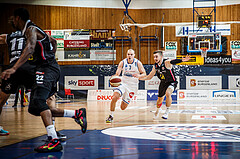 Basketball, bet-at-home Basketball Superliga 2020/21, Grunddurchgang, 4. Runde, Oberwart Gunners, Raiffeisen Flyers Wels, Sebastian Käferle (7)