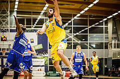 Basketball, bet-at-home Basketball Superliga 2019/20, Viertelfinale 2. Spiel, SKN St. Pölten Basketball, Oberwart Gunners, Jakob Wonisch (17)