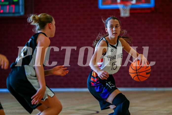 23.11.2024 Österreichischer Basketballverband 2024/25, SLWU14, Vienna United vs. VKL Vikings Swans

