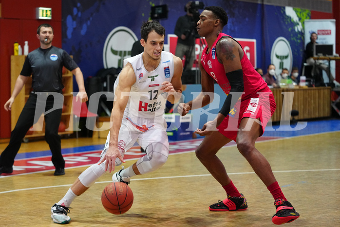 Basketball Superliga 2021/22, Grundduchgang 13.Runde , Kapfenberg  vs. Traiskirchen


