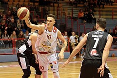 03.01.2019 Basketball ABL 2018/19 Grunddurchgang 15.Runde Traiskirchen Lions vs Raiffeisen Flyers Wels