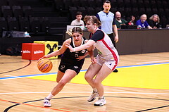 02.03.2025, Graz, Raiffeisen Sportpark, Basketball Damen Superliga 2024/25, Grunddurchgang, 14.Runde, UBSC-DBBC Graz - Vienna United,  