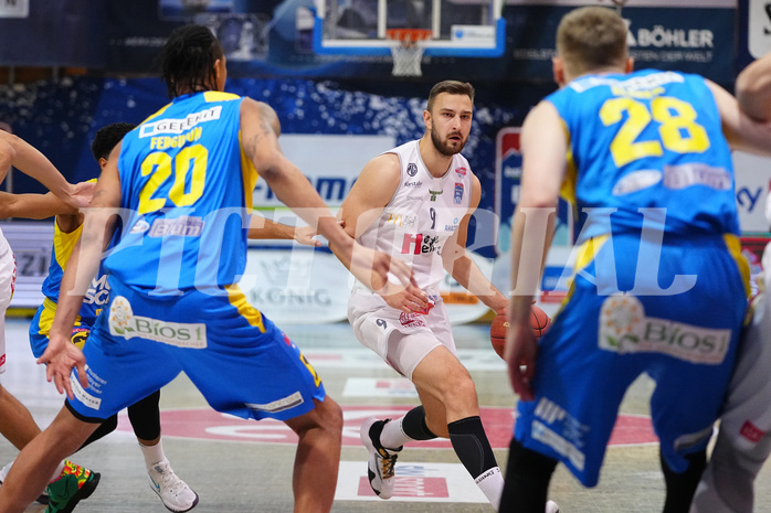 Basketball Superliga 2021/22, 3. Platzierungsrunde, Kapfenberg vs. St.Poelten


