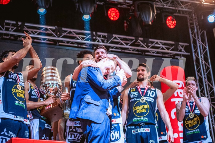 Basketball, Win2Day Superliga 2022/23, Playoff, Finale Spiel 4, BC Vienna, Gmunden Swans, 