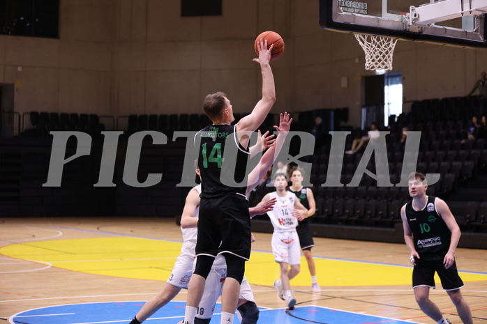 19.02.2023, Graz, Raiffeisen Sportpark Graz, Basketball Zweite Liga 2022/23, Grunddurchgang, Runde 17, Future Team Steiermark vs Union Deutsch Wagram Alligators