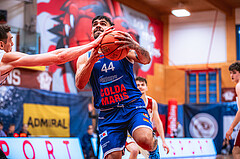 Basketball, Win2Day Superliga 2022/23, 6. Qualifikationsrunde, Traiskirchen Lions, BBC Nord Dragonz, Fabio Söhnel (44)