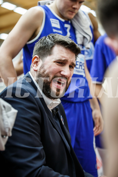 Basketball, Admiral Basketball Superliga 2019/20, Grunddurchgang 15.Runde, St. Pölten, Oberwart Gunners, Horst Leitner (Coach)