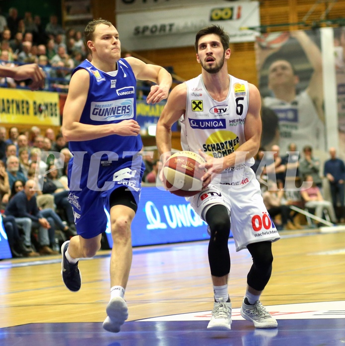 Basketball ABL 2017/18, Grunddurchgang 22.Runde Gmunden Swans vs. Oberwart Gunners