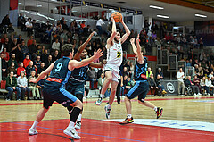 Basketball, Superliga 2023/24, Grunddurchgang 22. Runde, Flyers Wels vs. Vienna Timberwolves,