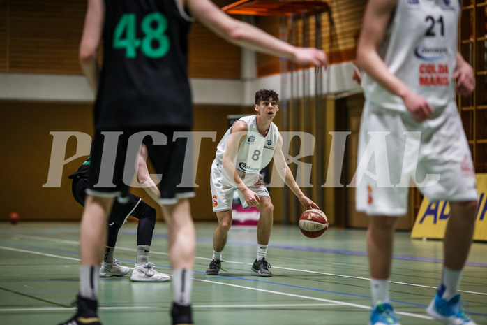 Basketball, Basketball Zweite Liga, Grunddurchgang 20.Runde, BBC Nord Dragonz, Deutsch Wagram Aligators, Felix Leindecker (8) Basketball, Basketball Zweite Liga, Grunddurchgang 20.Runde, BBC Nord Dragonz, Deutsch Wagram Aligators, Felix Leindecker (8)