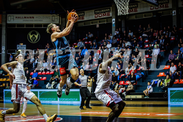 Basketball, Win2Day Superliga 2023/24, Grunddurchgang 8.Runde, BC Vienna, Vienna Timberwolves, Elias Wlasak (8)