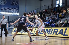 Basketball, Admiral Basketball Superliga 2019/20, Grunddurchgang 3.Runde, Oberwart Gunners, Flyers Wels, Saimon Sutt (11)