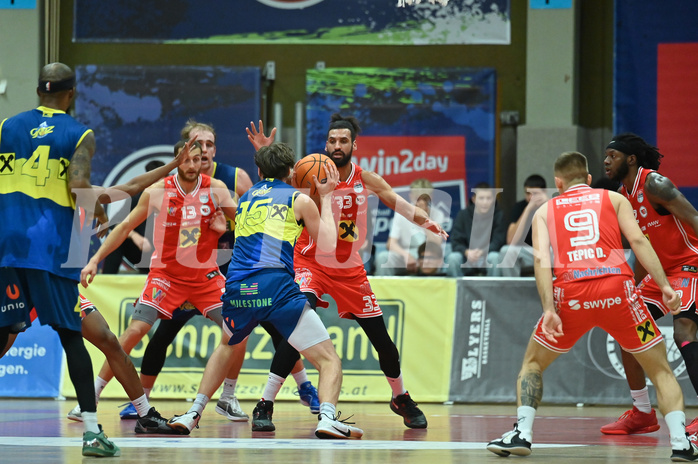 Basketball, Superliga 2024/25, Grunddurchgang 14.Runde, Flyers Wels vs. UBSC Graz,
