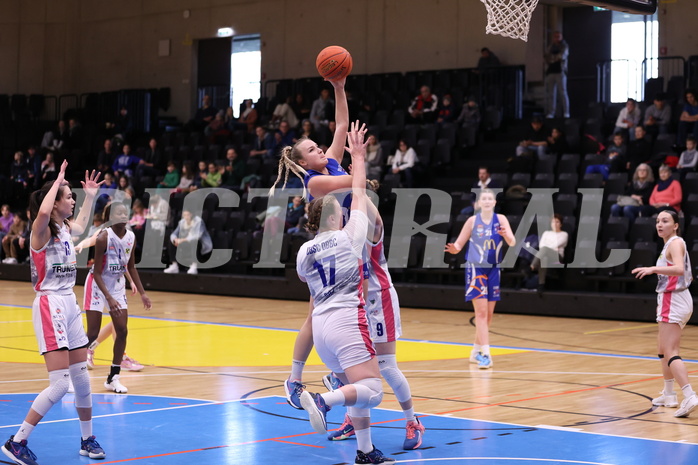 04.02.2023, Graz, Raiffeisen Sportpark, Basketball Damen Superliga 2022/23, Grunddurchgang 1.Runde, UBSC-DBBC Graz vs. DBB LZ OÖ,  