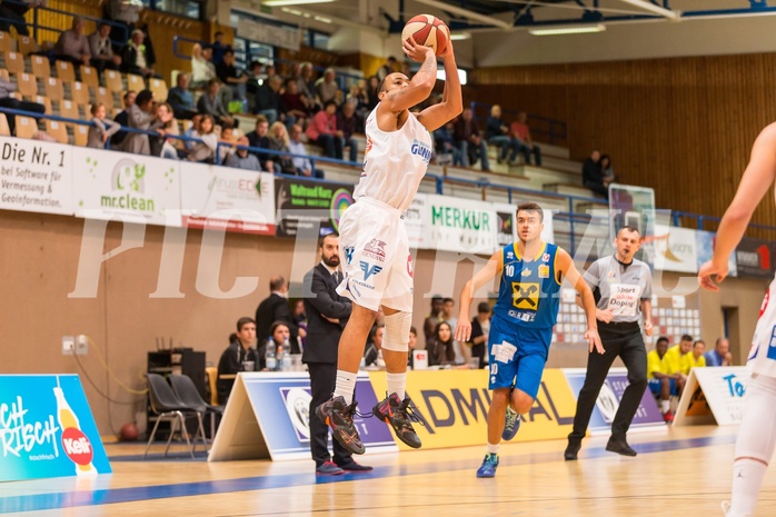 Basketball, ABL 2017/18, Grunddurchgang 2.Runde, Oberwart Gunners, UBSC Graz, Louis Dabney Jr. (5)