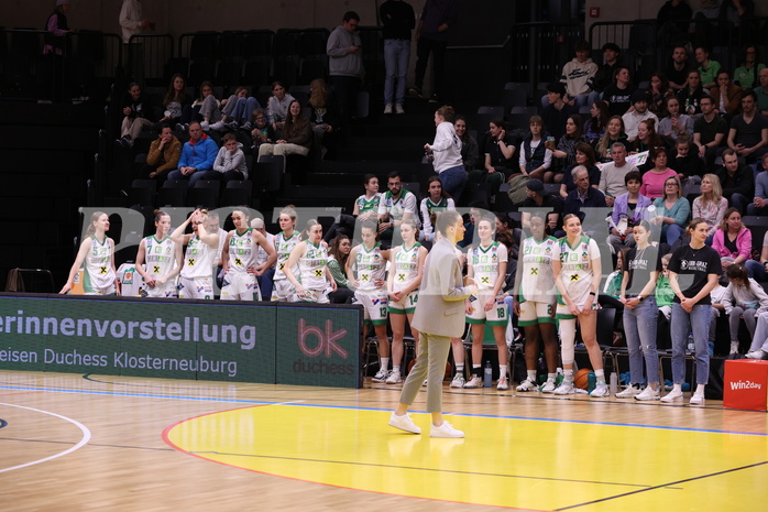 23.03.2024, Graz, Raiffeisen Sportpark, Basketball Damen Superliga 2023/24, Semifinale, Spiel 2, UBI Holding Graz - BK Raiffeisen Duchess Klosterneuburg,  