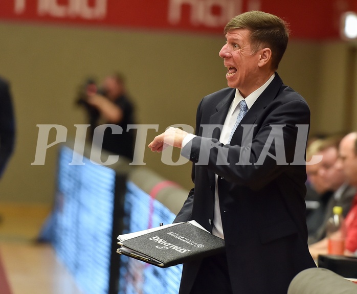 Basketball ABL 2015/16 Grunddurchgang 25. Runde WBC Wels vs Gunners Oberwart