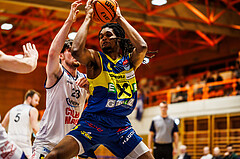 Basketball, win2day Basketball Superliga 2023/224, Grunddurchgang Runde 21, BBC Nord Dragonz, UBSC Graz, Justin McCaw (13)