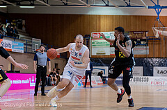 Basketball, win2day Basketball Superliga 2022/23, Grunddurchgang Runde 17, Oberwart Gunners, Flyers Wels, Renato Poljak (16), Chase Jeter (0)