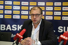 Basketball Superliga 2019/20, Pressekonferenz vs. 


