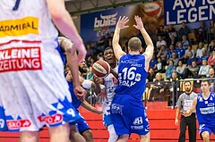 Basketball, ABL 2017/18, Grunddurchgang 7.Runde, Kapfenberg Bulls, Oberwart Gunners, Kareem Jamar (4)