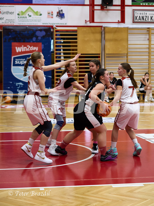 Basketball Superliga 2024/25, SLWU14 Traiskirchen Lionesses vs. DBK Steyrer Witches


