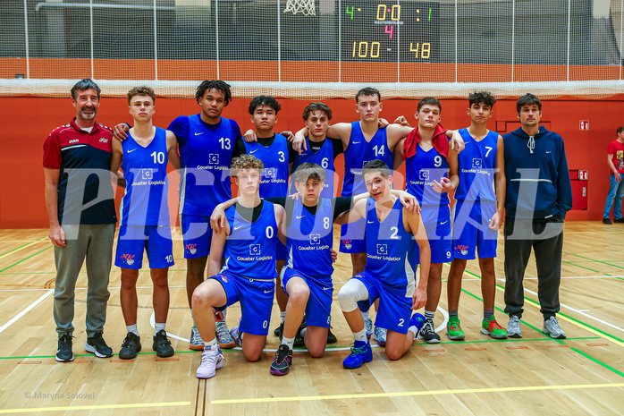 24.11.2024 Österreichischer Basketballverband 2024/25, SLMU16, Vienna Timberwolves vs. ATSE Graz
