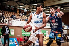 Basketball, ABL 2017/18, Grunddurchgang 33.Runde, Oberwart Gunners, Kapfenberg Bulls, Gregg Denzel (9)