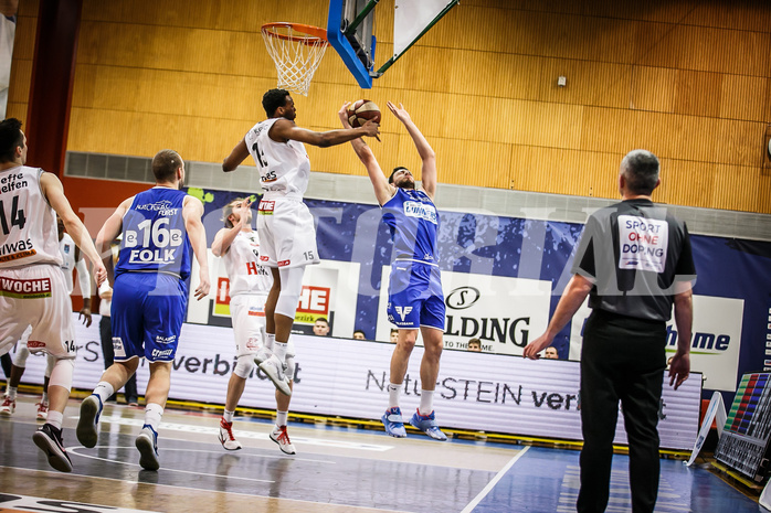 Basketball, bet-at-home Basketball Superliga 2020/21, Platzierungsrunde 9.Runde, Kapfenberg Bulls, Oberwart Gunners, Ignas Fiodorovas (5)