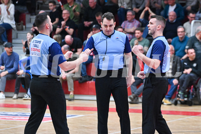 Basketball, Superliga 2024/25, Plazierungsrunde 5.Runde, Flyers Wels vs. Gmunden Swans,
