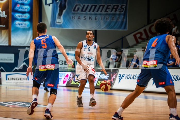 Basketball, Admiral Basketball Superliga 2019/20, Grunddurchgang 1.Runde, UNGER STEEL Gunners Oberwart, Kapfenberg Bulls, Lawrence Alexander (6)