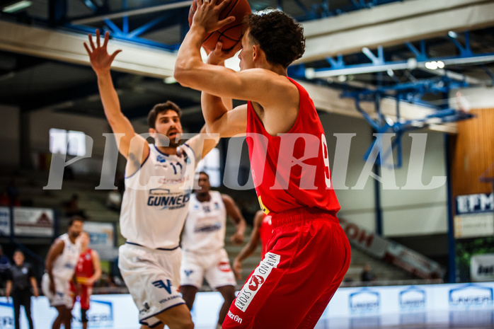 Basketball, Basketball Austria Cup 2021/22, Achtelfinale, Oberwart Gunners, Traiskirchen Lions, 
