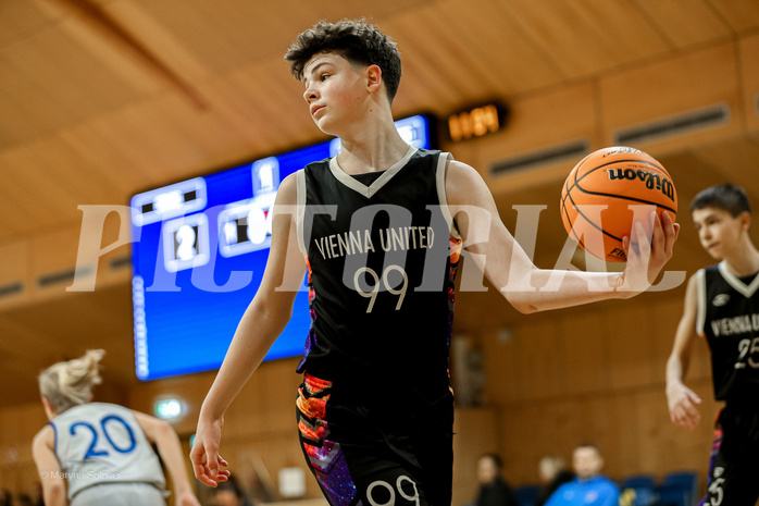 09.03.2025 Österreichischer Basketballverband 2024/25, SLMU14, STARS Basketball vs Vienna United