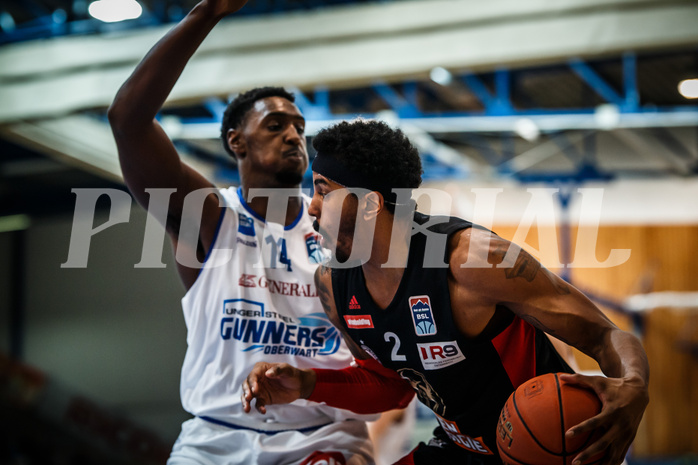 Basketball, bet-at-home Basketball Superliga 2021/22, Grunddurchgang Runde 4, Oberwart Gunners, BC GGMT Vienna, Michael Hughes (2)