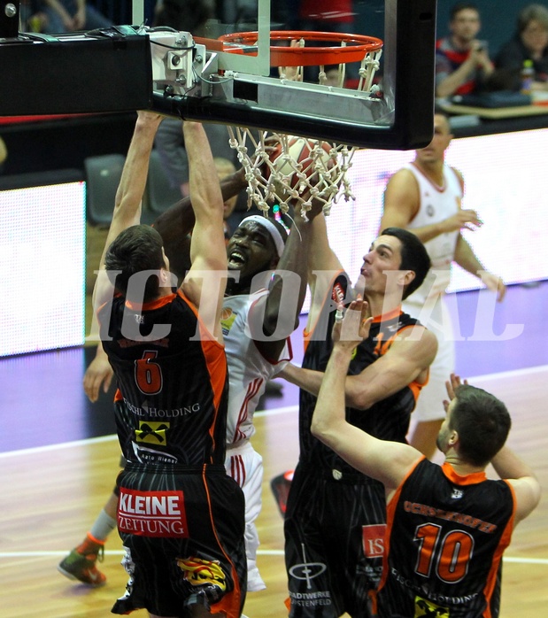 Basketball ABL 2015/16 Grunddurchgang 23.Runde BC Vienna vs. Fürstenfeld Panthers


