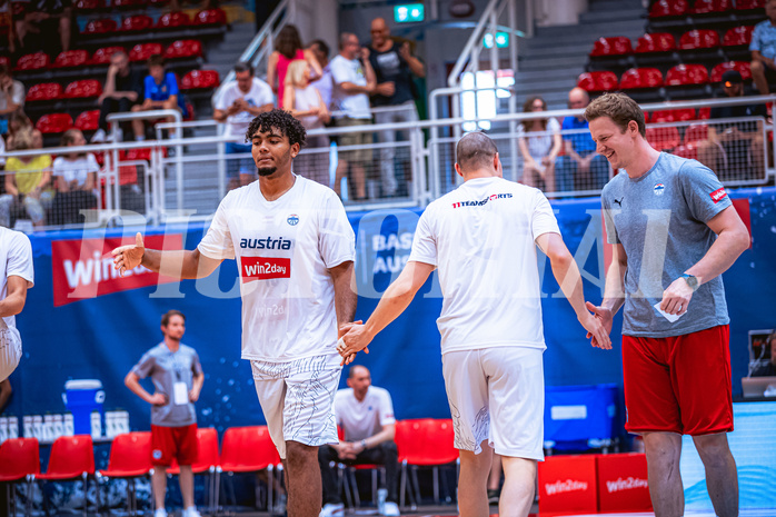 Basketball, FIBA Men´s Eurobasket Qualifiers 2023, , Österreich, Zypern, Rashaan Mbemba (15)
