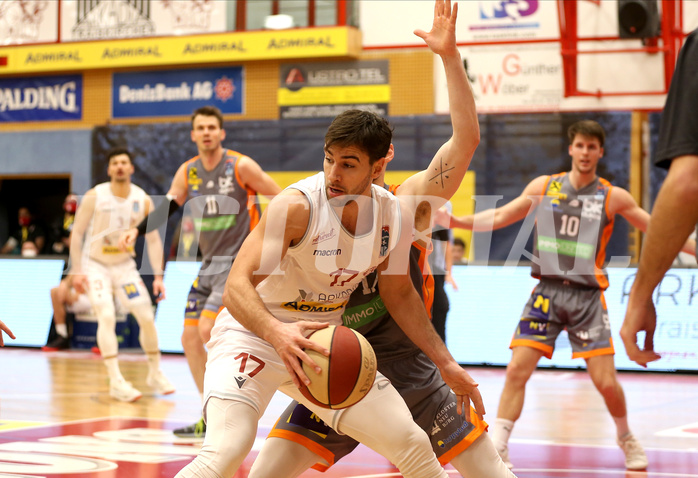 Basketball Superliaga 2020/21, Grunddurchgang 14.Runde Traiskirchen Lions vs. Klosterneuburg Dukes