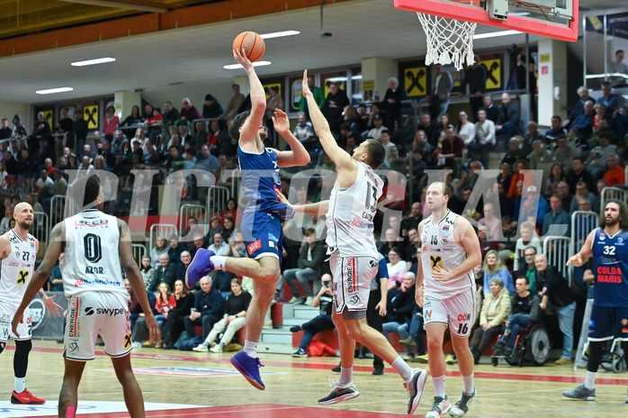 Basketball, Superliga 2024/25, Grunddurchgang 17.Runde, Flyers Wels vs. BBC Nord Dragonz,