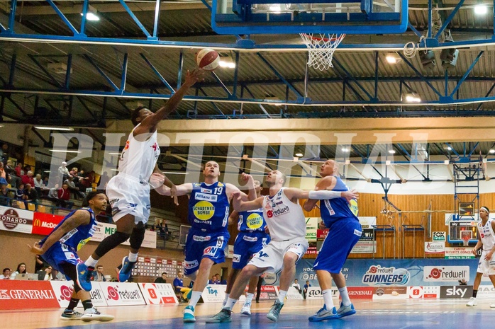 Basketball ABL 2015/16 Grunddurchgang 22.Runde Oberwart Gunners vs. Gmunden Swans