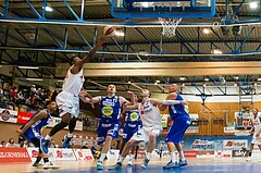 Basketball ABL 2015/16 Grunddurchgang 22.Runde Oberwart Gunners vs. Gmunden Swans