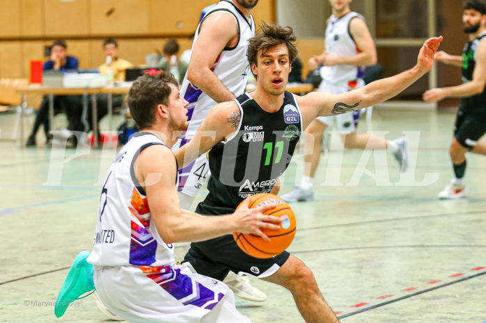 01.12.2024 Basketball Zweite Liga 2024/25, Grunddurchgang  10.Runde Vienna United vs. Union Deutsch Wagram Aligators
