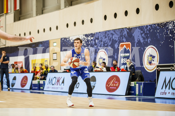 Basketball, bet-at-home Basketball Superliga 2020/21, Grunddurchgang 15. Runde, SKN St. Pölten Basketball, Oberwart Gunners, Jonathan Knessl (12)