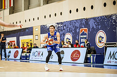 Basketball, bet-at-home Basketball Superliga 2020/21, Grunddurchgang 15. Runde, SKN St. Pölten Basketball, Oberwart Gunners, Jonathan Knessl (12)