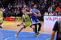 18.02.2023, Graz, Raiffeisen Sportpark Graz, Basketball Superliga 2022/23, Grunddurchgang, Runde 22, UBSC Raiffeisen Graz vs. Unger Steel Gunners Oberwart