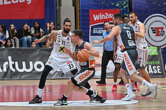 Basketball, Superliga 2024/25, Plazierungsrunde 7.Runde, Flyers Wels vs. Klosterneuburg Dukes,
