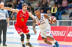 Basketball ABL 2015/16 Grunddurchgang 15.Runde Oberwart Gunners vs. WBC Wels