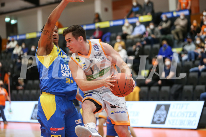 Basketball Superliga 2021/22, Grunddurchgang 14.Runde Klosterneuburg Dukes vs. SKN St. Pölten