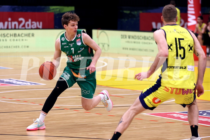 26.03.2023, Graz, Raiffeisen Sportpark Graz, Basketball Superliga 2022/23,5. Qualifikationsrunde, UBSC Raiffeisen Graz vs. Kapfenberg Bulls